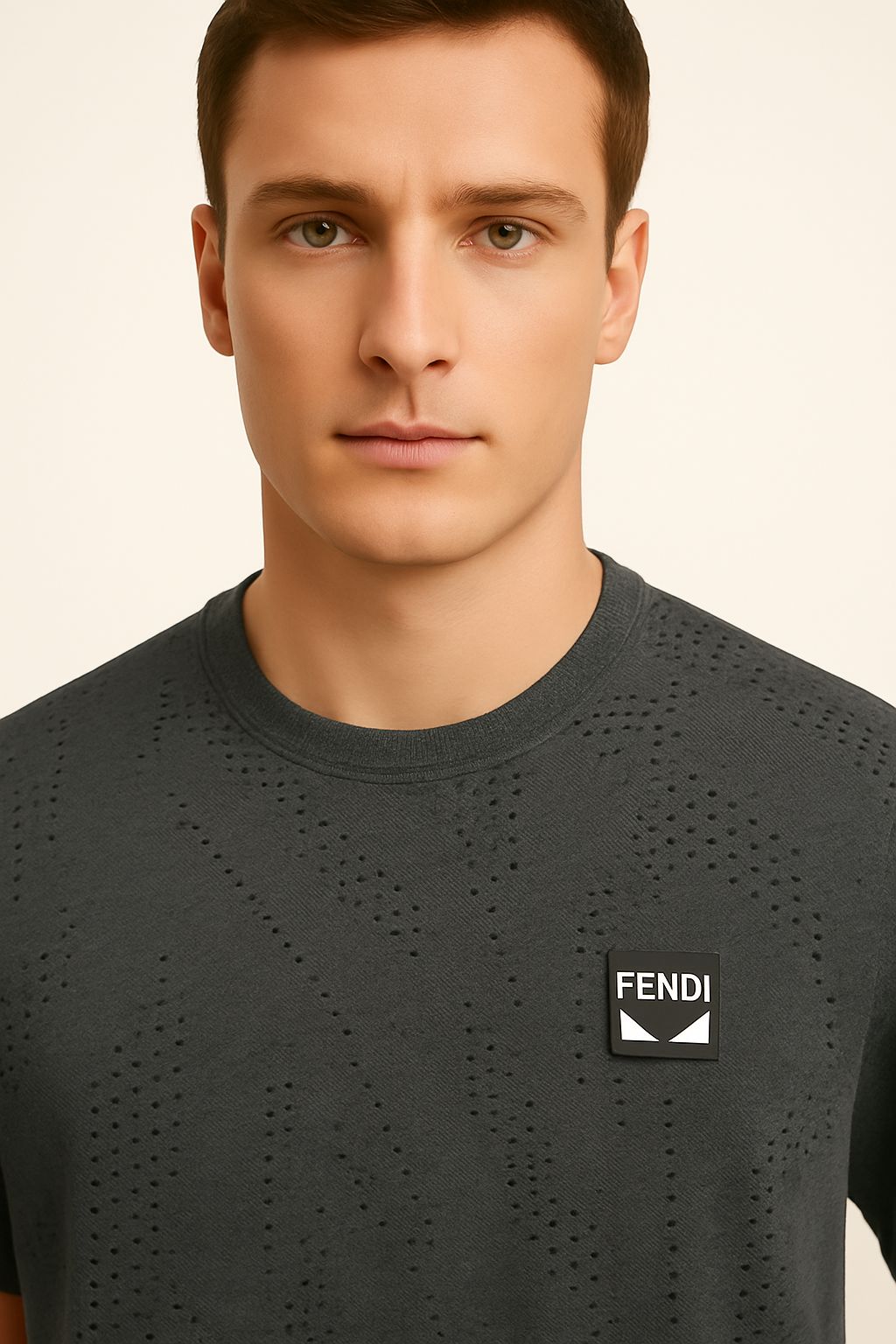 FENDI Men’s Dry-Fit Performance T-Shirt